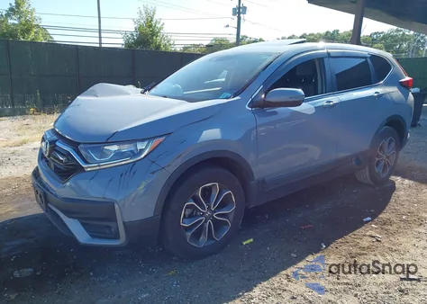 2021 Honda Cr-V Awd Ex-L z USA, uszkodzony, nr VIN 5J6RW2H83MA009961